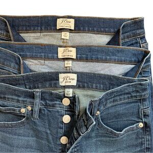 3 Pairs J. Crew skinny Jeans